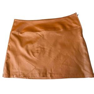 Originality Coated Mini Skirt Size L